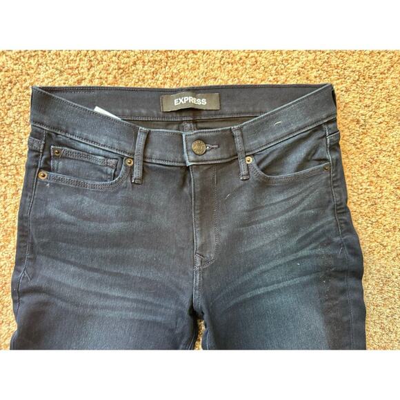 EXPRESS Woman's Jeans/Pants/jeggings; mid rise; size 8 - Picture 8 of 8
